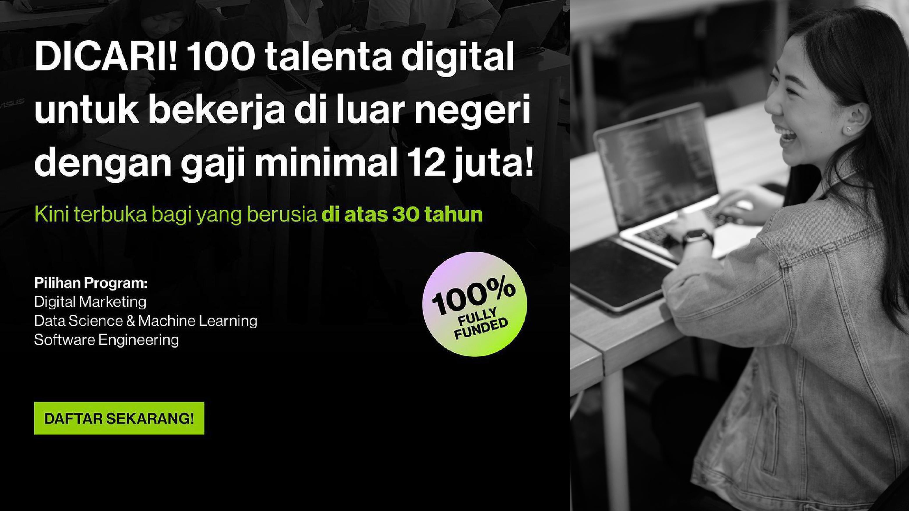 Purwadhika Digital Technology School Siap Memberi Beasiswa Penuh untuk 100 Talent Digital